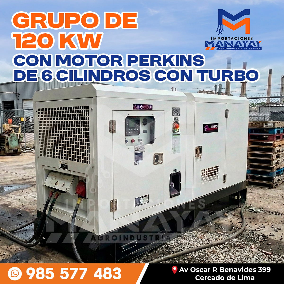 Grupo Electrógeno de 120 kW